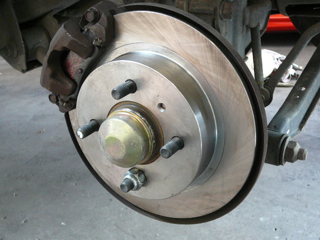 New brake disc & caliper fitted