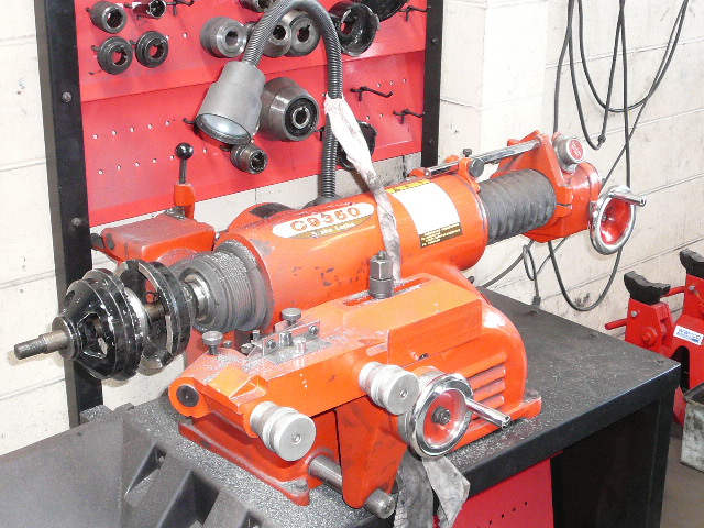 Disc & drum machining lathe